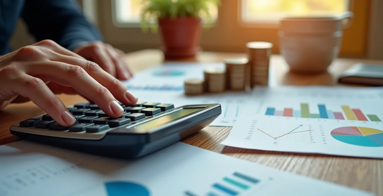 Analisi finanziaria con grafici e calcoli per progetto di investimento