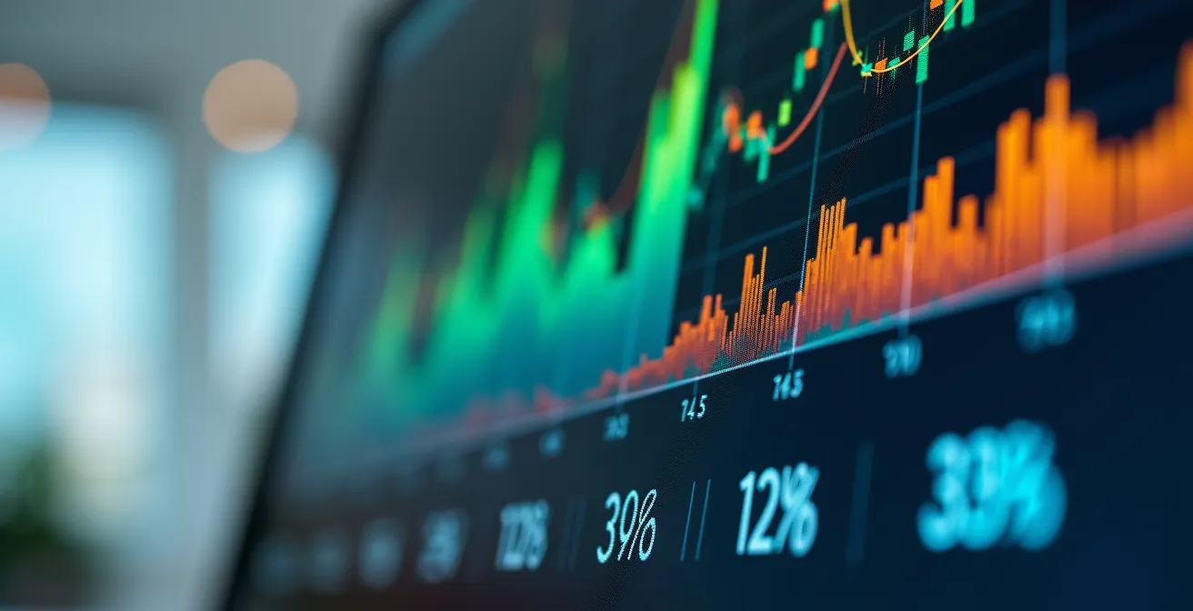 Vista macro di dashboard software per il calcolo automatizzato delle emissioni di CO2