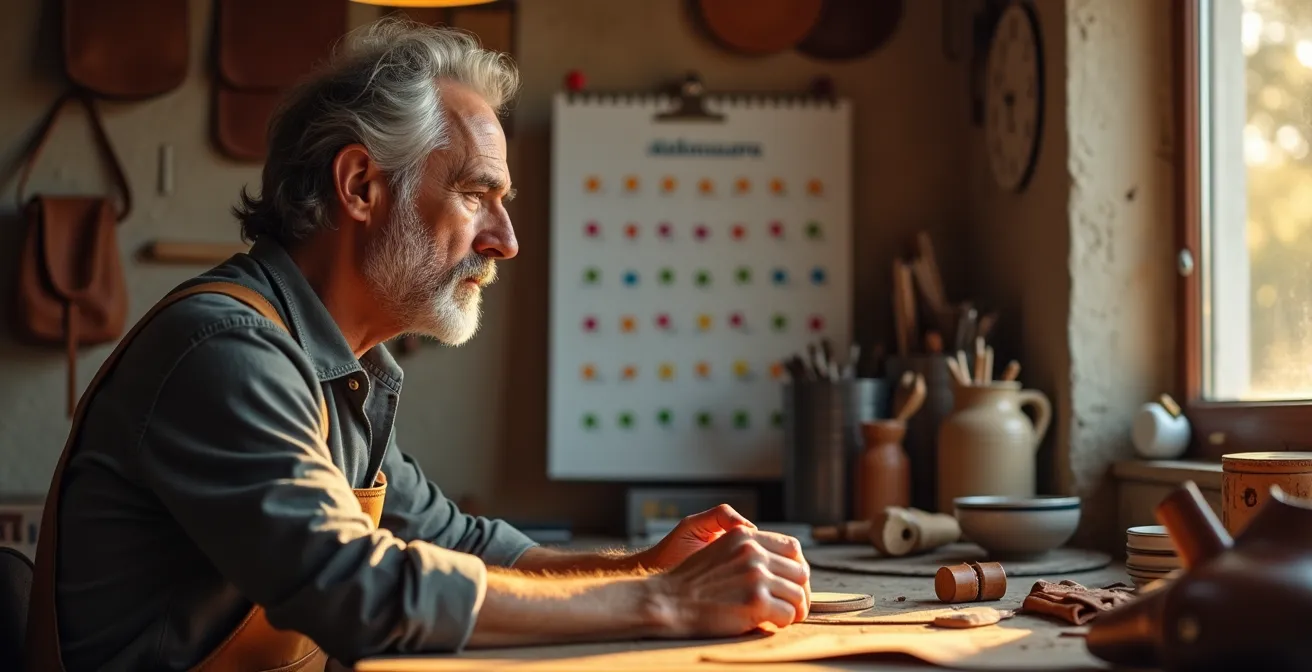 Calendario stagionale con variazioni di prezzo per prodotti artigianali