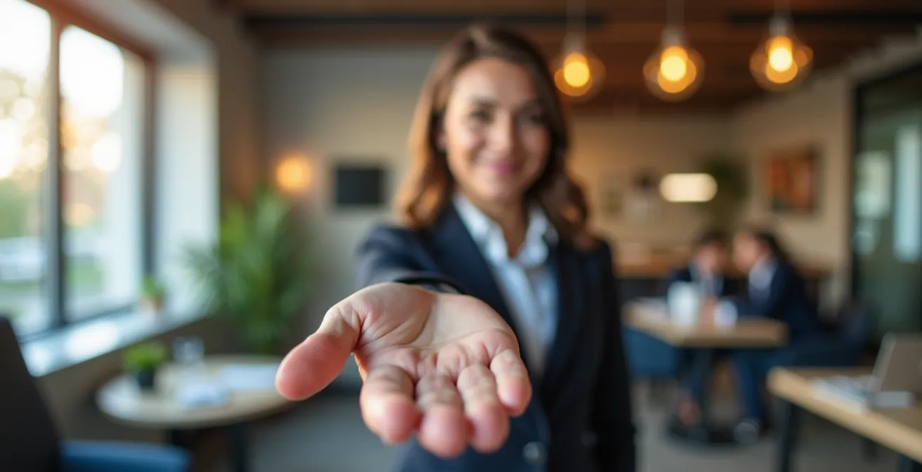 Rappresentazione simbolica di un'offerta commerciale che ribalta il rischio dal cliente al venditore